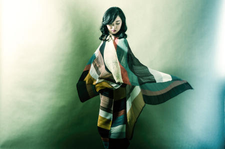 Soprano Ying Fang in Issey Miyake